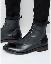 Base London Clapham Lace Up Leather Boots
