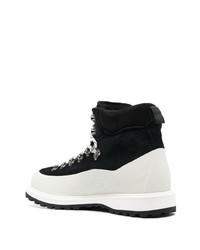 Diemme Contrasting Panel Lace Up Boots