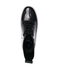 Viktor & Rolf Contrasting Sole Lace Up Boots