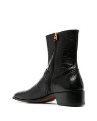 Tom Ford Crocodile Embossed 52mm Ankle Boots