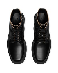 Gucci Double G Combat Boots