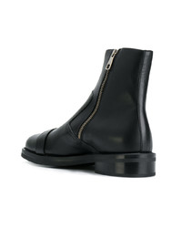 Neil Barrett Embossed Front Ankle Boots