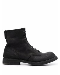 Premiata Faded Lace Up Ankle Boots
