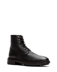 Frye Greyson Plain Toe Boot In Black Leather At Nordstrom