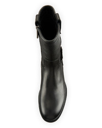 Aquatalia Hale Weatherproof Leather Boot Black