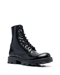 Diesel Hammer Polished Lace Up Boots