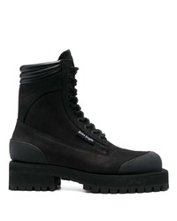 Palm Angels High Top Leather Boots