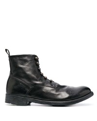 Officine Creative Hive Leather Ankle Boots
