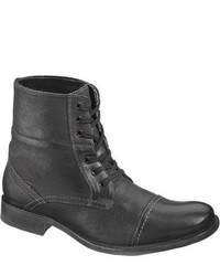 Hush Puppies Brock Black Leather Boots