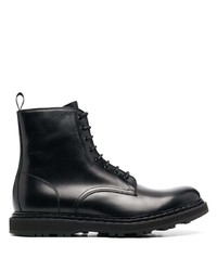 Officine Creative Lace Up Calf Leather Military Boots