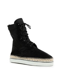 Alexander Wang Lace Up Double Stacked Boots