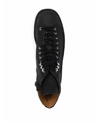 Yohji Yamamoto Lace Up Leather Ankle Boots