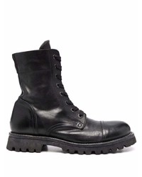 Moma Lace Up Leather Ankle Boots