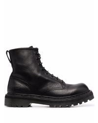 Premiata Lace Up Leather Ankle Boots