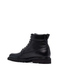 Baldinini Lace Up Leather Booties