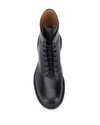 Maison Margiela Lace Up Leather Boots