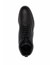 Hogan Lace Up Leather Boots