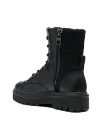 VERSACE JEANS COUTURE Lace Up Leather Boots