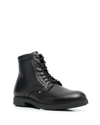 Tommy Hilfiger Lace Up Leather Boots