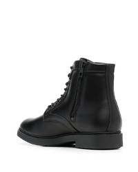 Tommy Hilfiger Lace Up Leather Boots
