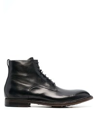 Silvano Sassetti Lace Up Leather Boots