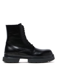 Ann Demeulemeester Lace Up Leather Boots