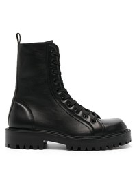 Vic Matie Lace Up Leather Combat Boots