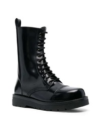 Valentino Garavani Leather Combat Boots