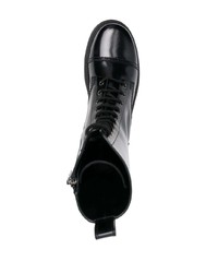 Valentino Garavani Leather Combat Boots