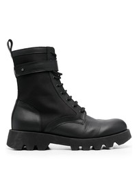 Karl Lagerfeld Leather Lace Up Ankle Boots