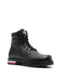 Moncler Leather Lace Up Boots