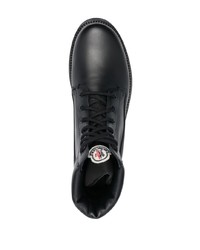 Moncler Leather Lace Up Boots