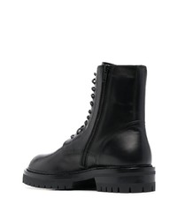 Ann Demeulemeester Leather Lace Up Boots