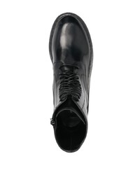 Ann Demeulemeester Leather Lace Up Boots