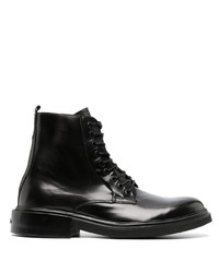Calvin Klein Leather Lace Up Boots