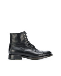 Silvano Sassetti Leather Lace Up Boots