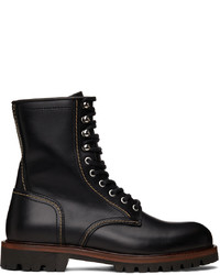 Belstaff Leather Marshall Lace Up Boots