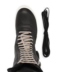 Rick Owens Leather Sneaker Boots