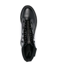 DSQUARED2 Leather Zip Up Boots