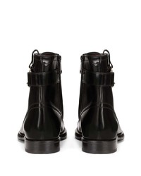 Dolce & Gabbana Logo Plaque Ankle Boots