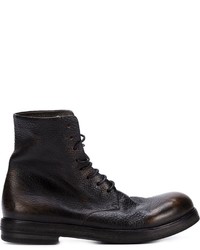 Marsèll Distressed Lace Up Boots