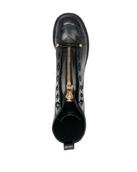 Versace Medusa Detail Zipped Up Boots