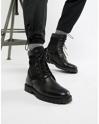Zign Military Boots In Black