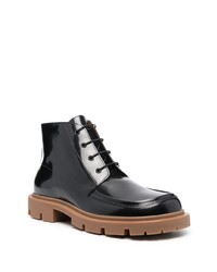 Maison Margiela Numbers Embossed Patent Leather Boots