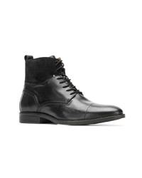 Tommy Hilfiger Panelled Lace Up Boots