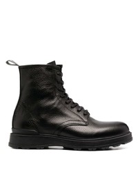 Woolrich Pebbled Effect Combat Boots