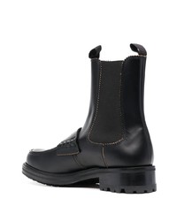 COLLEGE Penny Slot Leather Boots