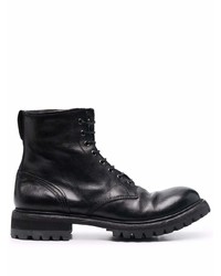 Premiata Polished Leather Ankle Boots