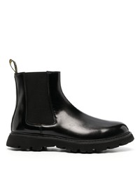 Doucal's Polished Leather Ankle Boots
