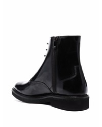 Fratelli Rossetti Polished Leather Lace Up Boots